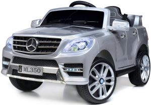 Електромобіль Mercedes-Benz ML350 Сріблястий для Розкішних Подорожей Малюків