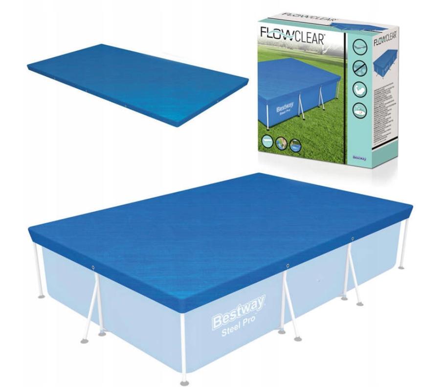 BESTWAY 300×201 см — Прямокутний Каркасний Басейн 19-в-1 для Повноцінного Родинного Відпочинку - Зображення 2