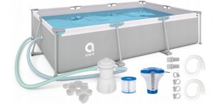 Прямокутний Каркасний Басейн Avenli 300x207 см комплект 15 в 1