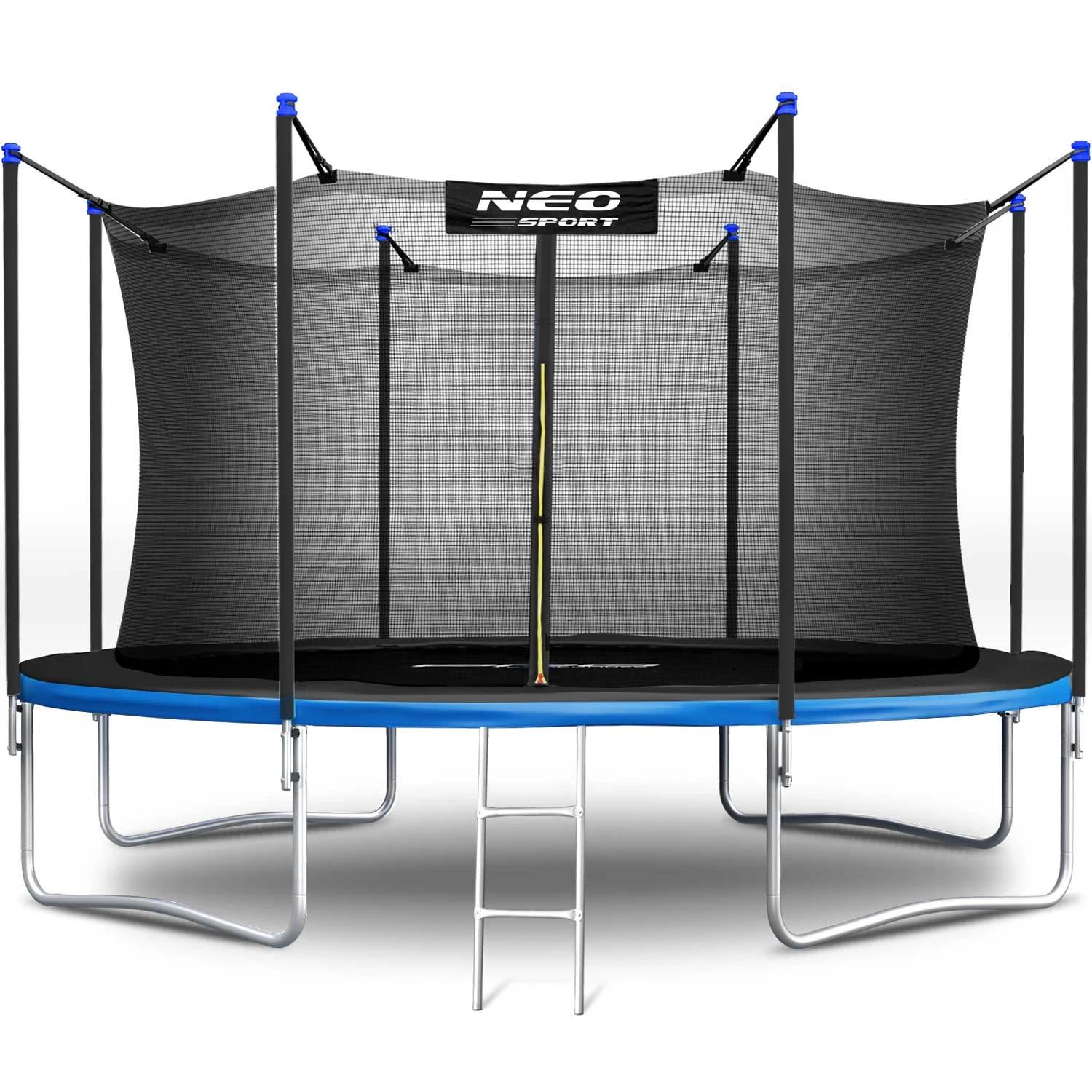 Батут Neo-Sport 12 FT 374 см з Внутрішньою Сіткою та Драбиною — Безпечні Розваги для Всієї Родини - Зображення 6