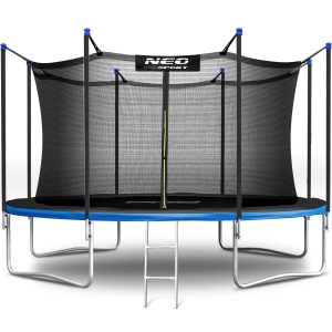Батут Neo-Sport 12 FT 374 см з Внутрішньою Сіткою та Драбиною — Безпечні Розваги для Всієї Родини