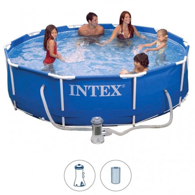 Intex 28212-3 (366×76 см) — Каркасний Басейн з Наметом та Фільтруючим Насосом у Комплекті - Зображення 5