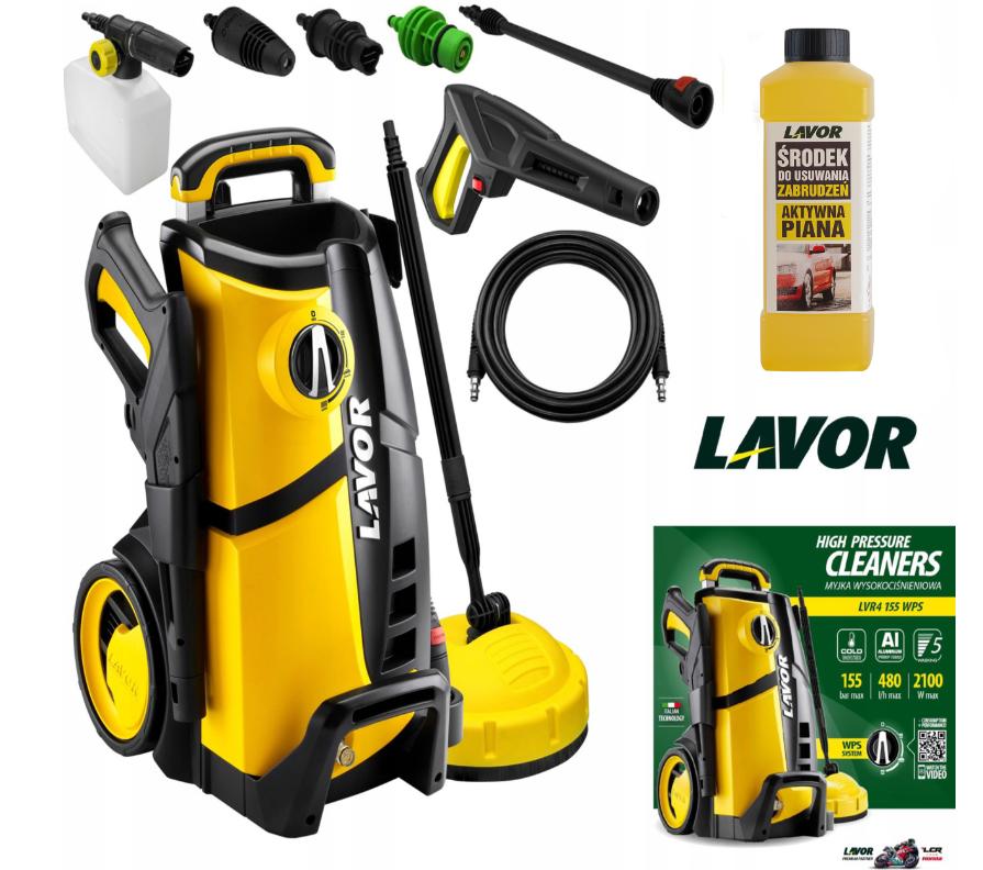 Мийка Високого Тиску Lavor CONTROL PATIO 155 Бар / 2100 Вт — Потужне Очищення для Вашого Двору