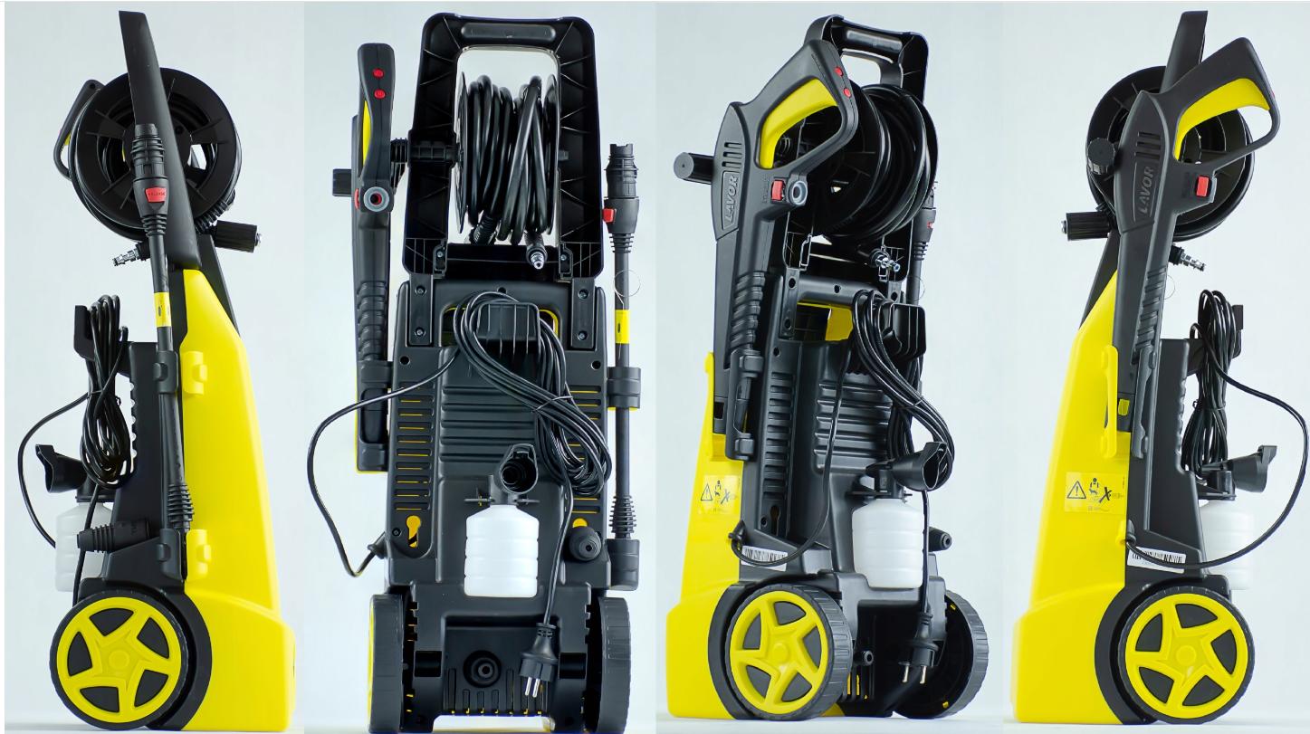 Мийка Високого Тиску Lavor Ninja Extra 145 1900W 145 Бар — Професійна Потужність для Щоденних Завдань - Зображення 4