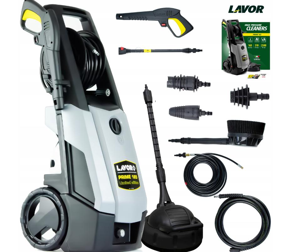 Мийка Високого Тиску Lavor PRIME 165 2500W 165 Бар — Сильне Очищення для Саду і Дому