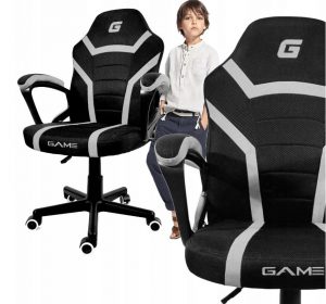 Комфортне і стильне Офісне Крісло LUGANO MARIO BLACK + LIGHT GREY
