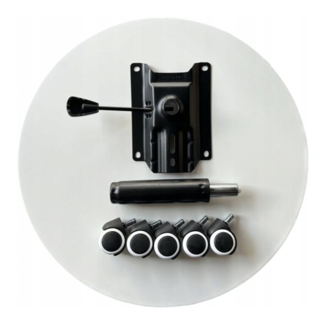 Ефектне Офісне Крісло Lugano Mario Black & Light Grey для Стильної Робочої Атмосфери - Зображення 7