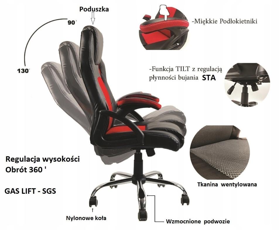 Преміум Геймерське Крісло Lugano CARRERA STONE FABRIC з Дихаючою Тканинною Оббивкою - Зображення 12