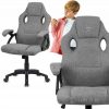Преміум Геймерське Крісло Lugano CARRERA STONE FABRIC з Дихаючою Тканинною Оббивкою