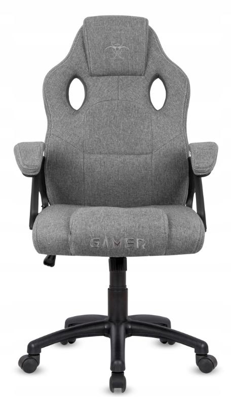 Преміум Геймерське Крісло Lugano CARRERA STONE FABRIC з Дихаючою Тканинною Оббивкою - Зображення 2