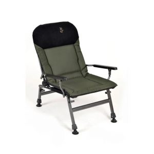 Крісло Рибальське Складне Туристичне M-Elektrostatyk FK5 з Підлокітниками — Комфорт та Портативність для Риболовлі