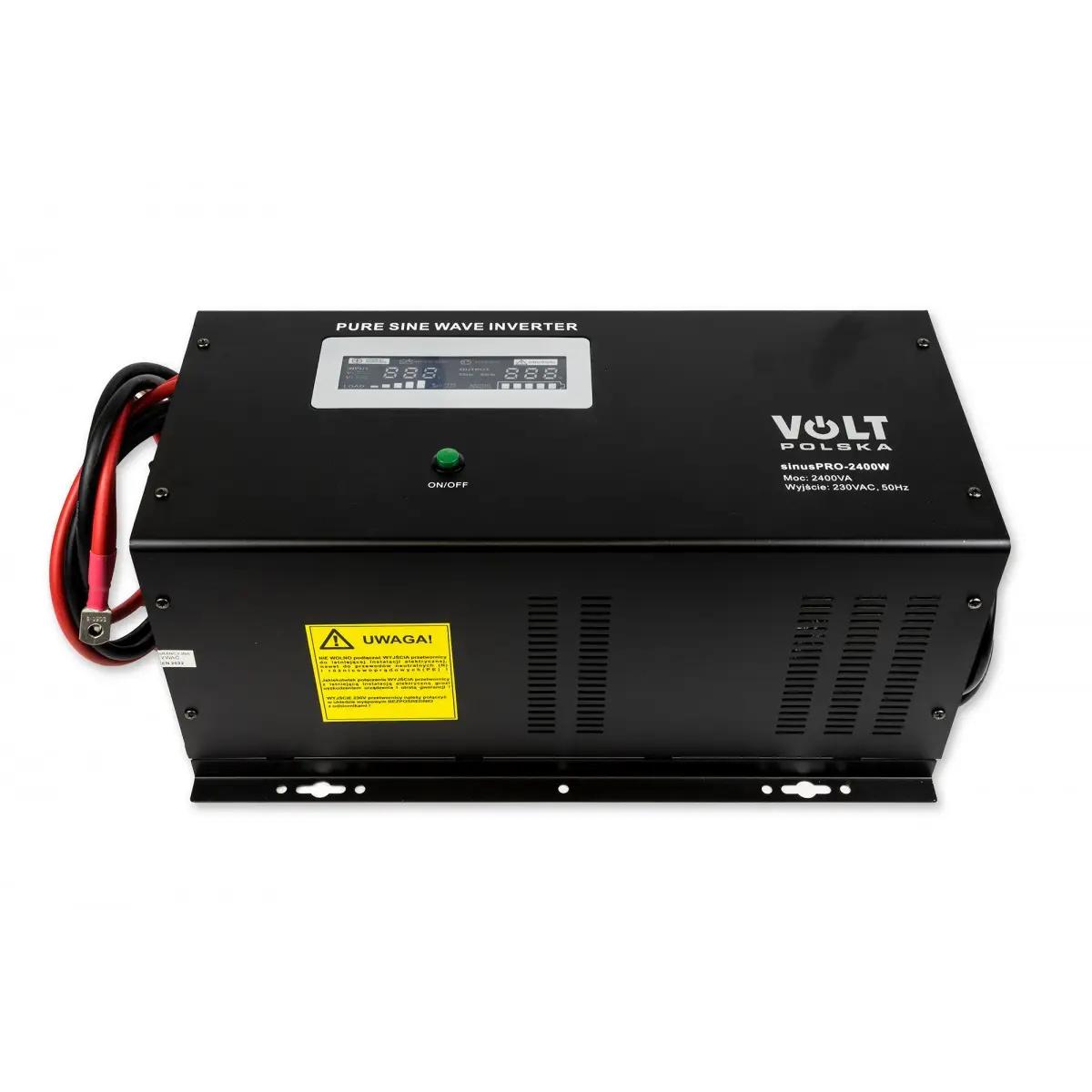 ДБЖ Volt Polska SINUS PRO 2400W 12V/230V (1600/2400W) — Потужне та Надійне Живлення для Електроніки - Зображення 4