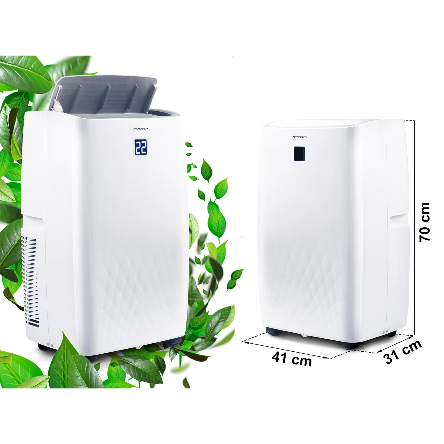 Ефективне Охолодження Портативний Кондиціонер Berdsen BD-581 14000 BTU для Великих Приміщень - Зображення 9