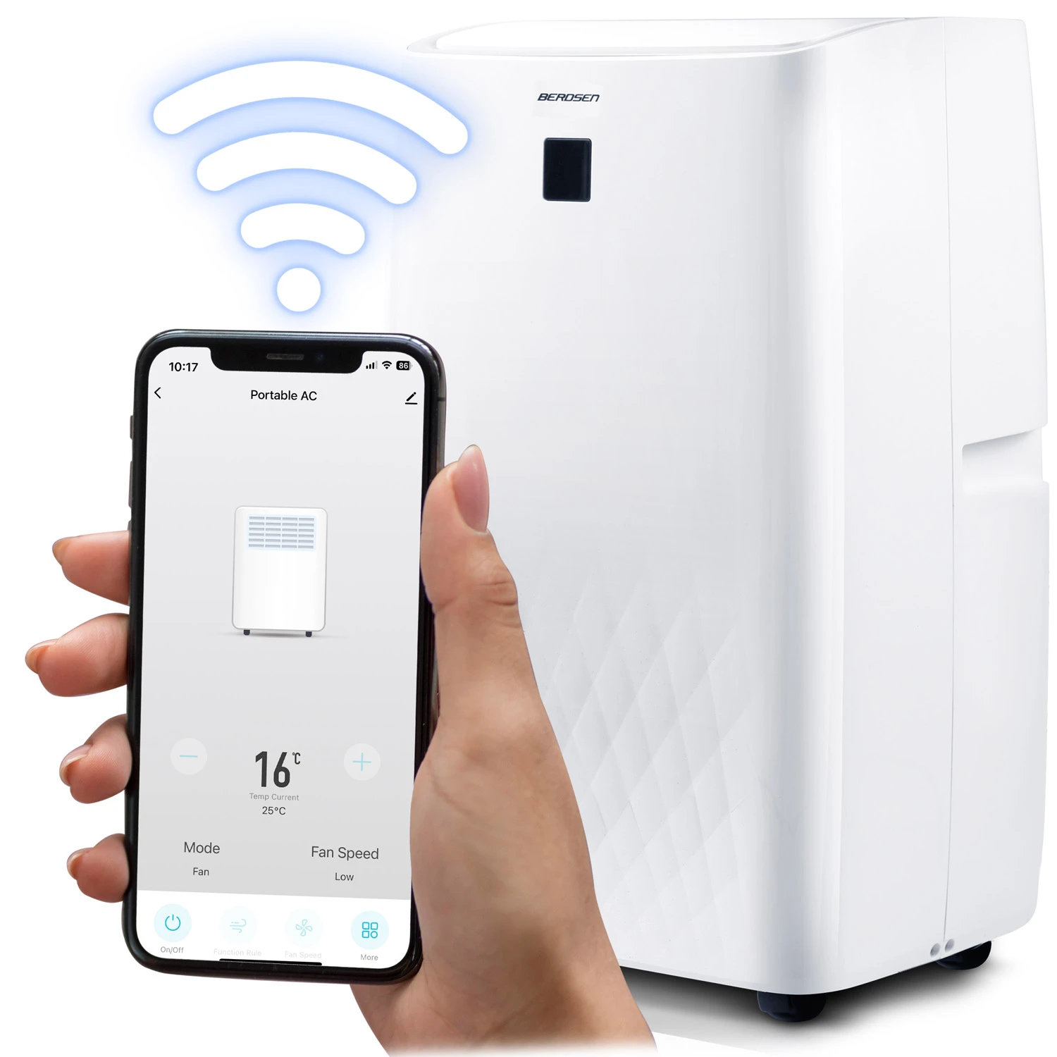 Ефективне Охолодження Портативний Кондиціонер Berdsen BD-581 14000 BTU для Великих Приміщень - Зображення 4