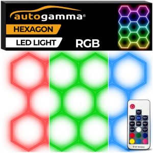 Стельовий Світильник Auto Gamma RGB + 6000K з Пультом 220x305 см Сучасний Дизайн