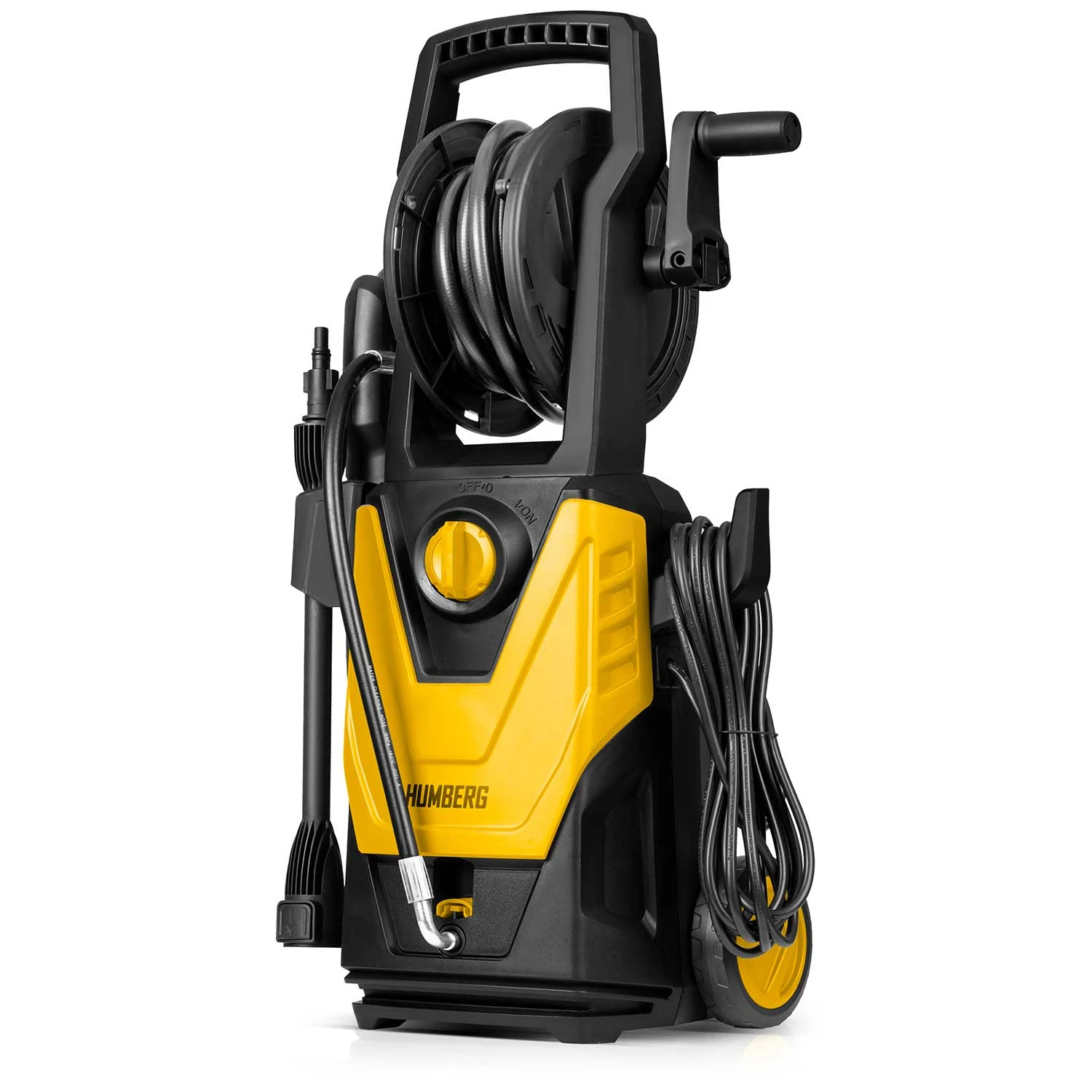 Мийка Високого Тиску Humberg HM-300 з Барабаном 1800W з Компактною Формою та Зручним Зберіганням - Зображення 5