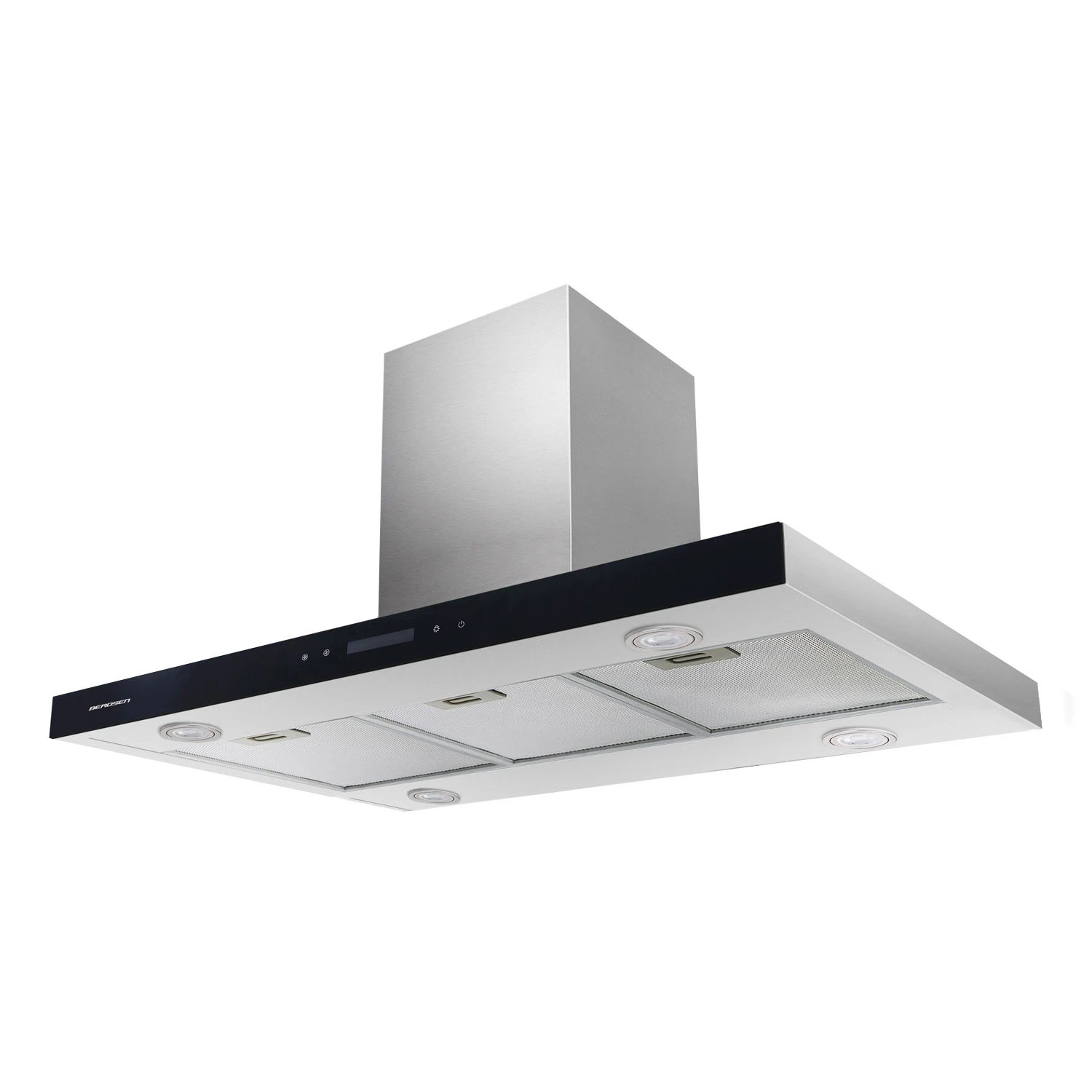 Кухонна Витяжка Berdsen BE-90E Inox 90 см з Нержавіючої Сталі та LED-Підсвіткою - Зображення 2