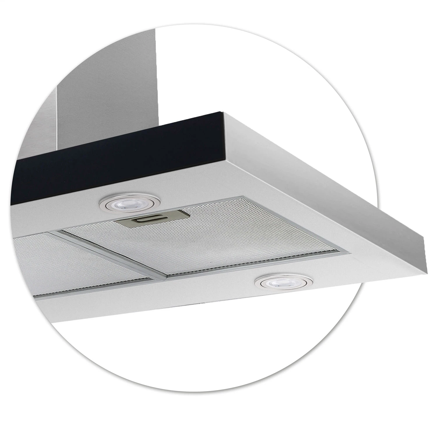 Кухонна Витяжка Berdsen BE-90E Inox 90 см з Нержавіючої Сталі та LED-Підсвіткою - Зображення 9