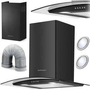 Витяжка Камінна Кухонна Berdsen BT-201 60 см з Продуктивним Мотором та Стильною Обробкою