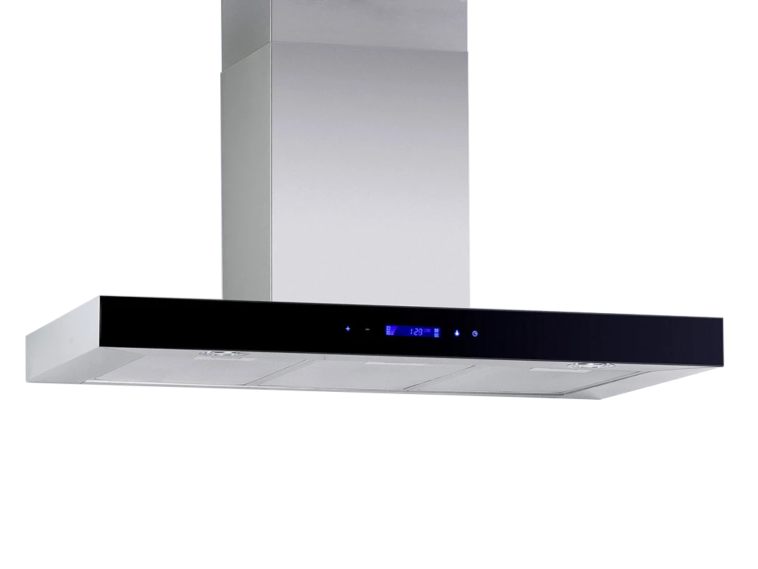 Камінна Кухонна Витяжка Berdsen BN-KE3 INOX + Скло з LED-Підсвіткою та Трирежимним Очищенням - Зображення 4