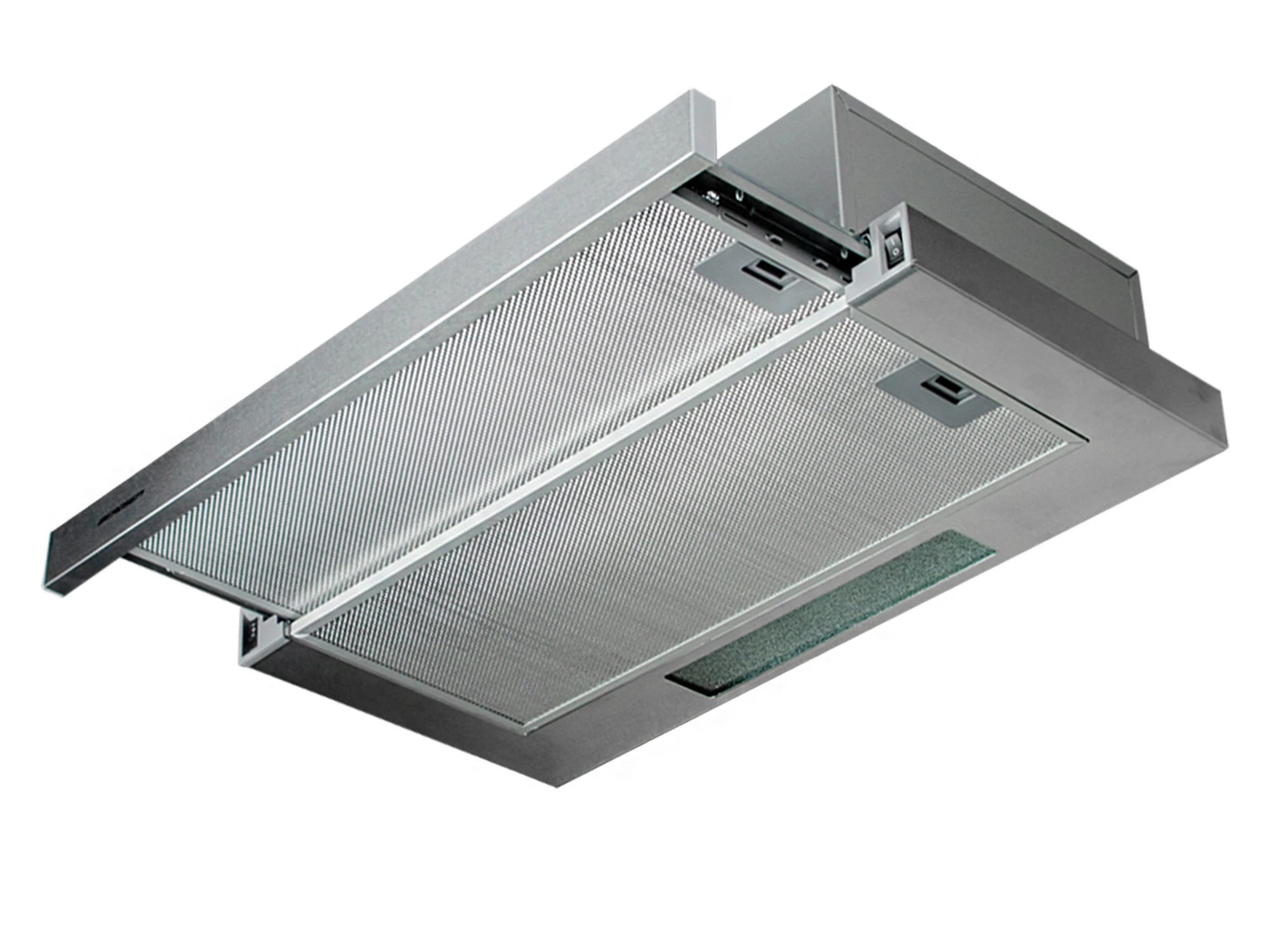 Витяжка Телескопічна Berdsen BE-60-LW 60 см INOX з Висувною Панеллю та LED-Підсвіткою - Зображення 4