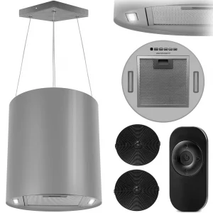 Витяжка Підвісна Кухонна Berdsen BT-226 35 см INOX з Нержавіючої Сталі для Сучасного Інтер’єру