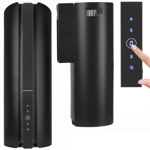 Витяжка Кухонна Berdsen BT-219 35 см Чорна з Компактною Формою та Механічним Керуванням