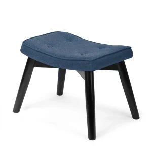 Підніжка для Крісла Norse Sofatel Темно-Синя з Тканинною Оббивкою для Затишного Інтер'єру