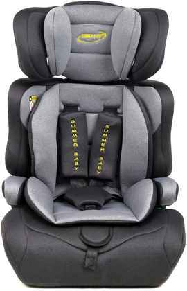 Автокрісло SUMMER BABY Cosmo I-Size 76–150 см Темно-Сіре — Максимальний Комфорт та Захист Дитини