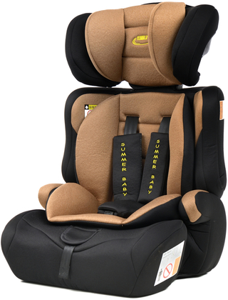 Автокрісло SUMMER BABY Cosmo I-Size 76–150 см Чорно-Коричневе — Стильна Безпека для Вашої Дитини - Зображення 3