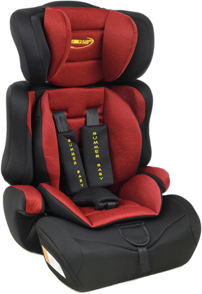 Автокрісло SUMMER BABY Cosmo I-Size 76–150 см Чорно-Червоне — Яскравий Дизайн та Надійний Захист для Малюка - Зображення 2