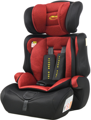 Автокрісло SUMMER BABY Cosmo I-Size 76–150 см Чорно-Червоне — Яскравий Дизайн та Надійний Захист для Малюка - Зображення 3