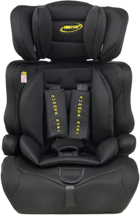 Автокрісло SUMMER BABY Cosmo I-Size 76–150 см Чорне — Надійний Захист і Зручність на Кожній Поїздці