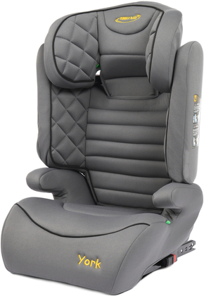 Автокрісло YORK I-Size ISOFIX 100–150 см R129 — Безпечні Подорожі з Максимальним Комфортом