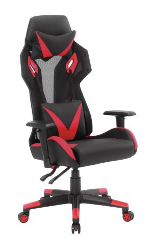 Геймерське Крісло RACER BX-5124 Червоне з Міцною Металевою Рамою