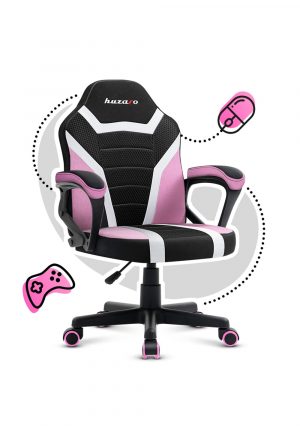 Ігрове Крісло дитяче для геймерів HUZARO RANGER 1.0 Pink Mesh for Gamers