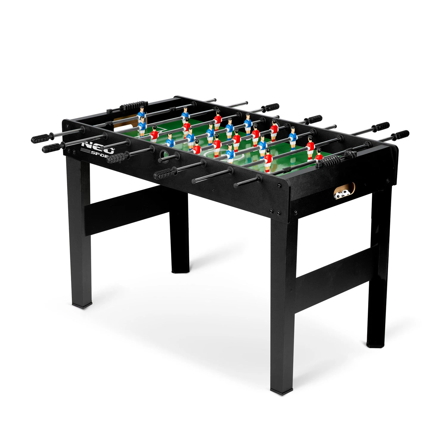 Стильний Настільний Футбол Neo-Sport NS-805 118x61x79 см Чорний для Сімейних Турнірів - Зображення 3