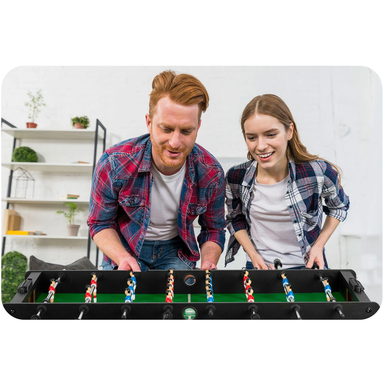 Стильний Настільний Футбол Neo-Sport NS-805 118x61x79 см Чорний для Сімейних Турнірів - Зображення 9