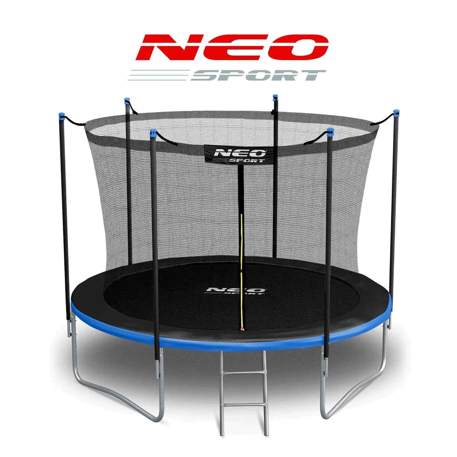 Neo-Sport 10 FT IN (312 см) — Батут з Внутрішньою Сіткою та Драбиною для Сімейного Відпочинку - Зображення 11