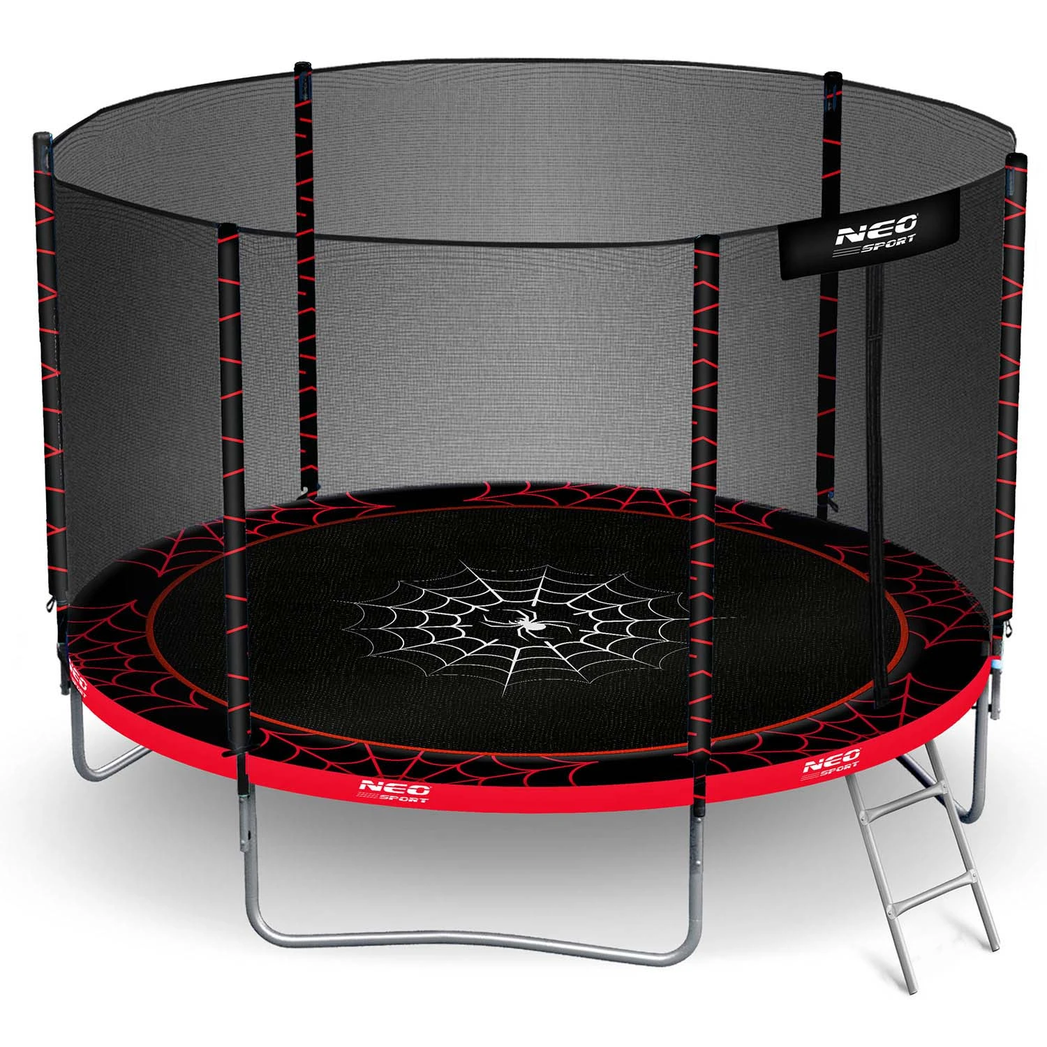 Neo-Sport 10 FT OUT (312 см) — Батут із Зовнішньою Сіткою та Драбиною для Вільного Простору - Зображення 10
