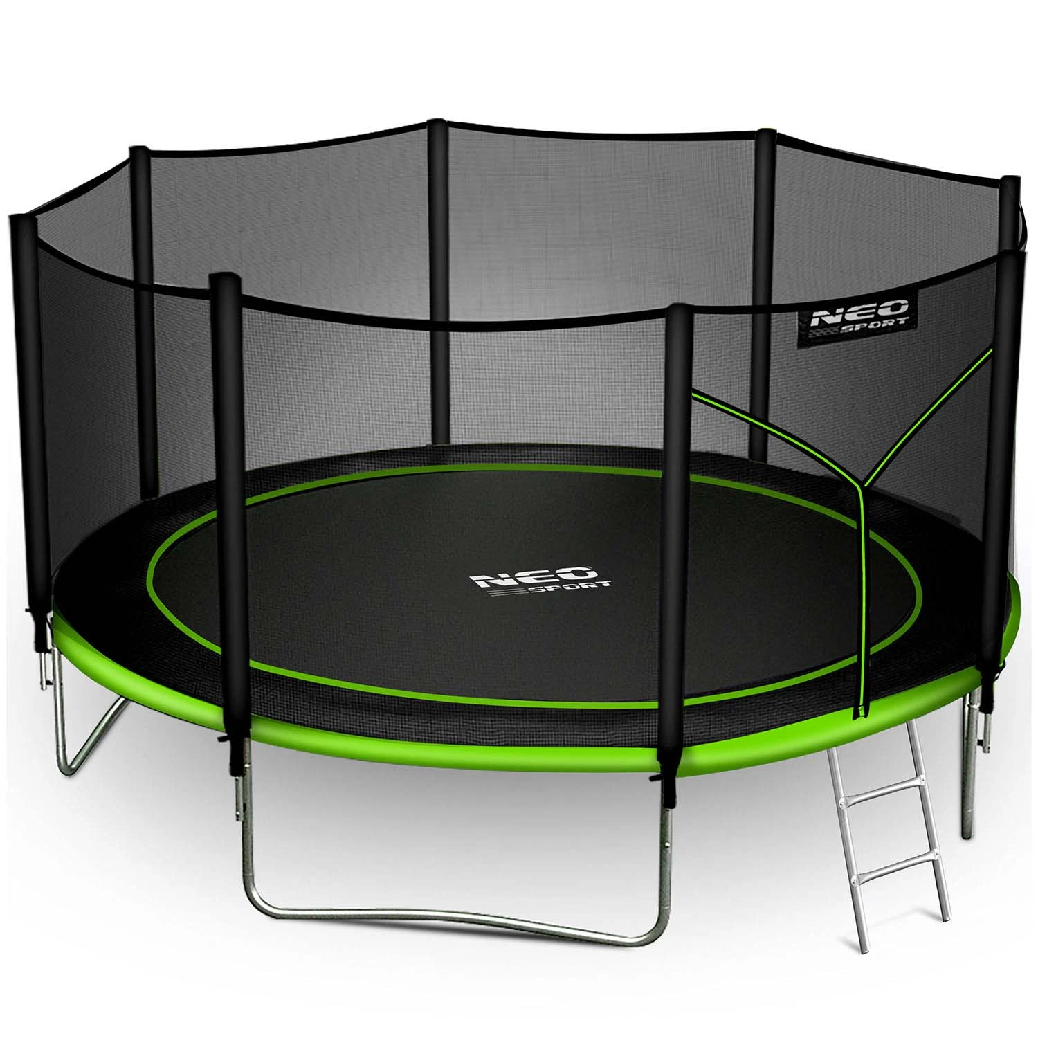 Neo-Sport 12 FT (374 см) — Надійний та Зручний Батут із Зовнішньою Сіткою для Дітей та Дорослих - Зображення 8