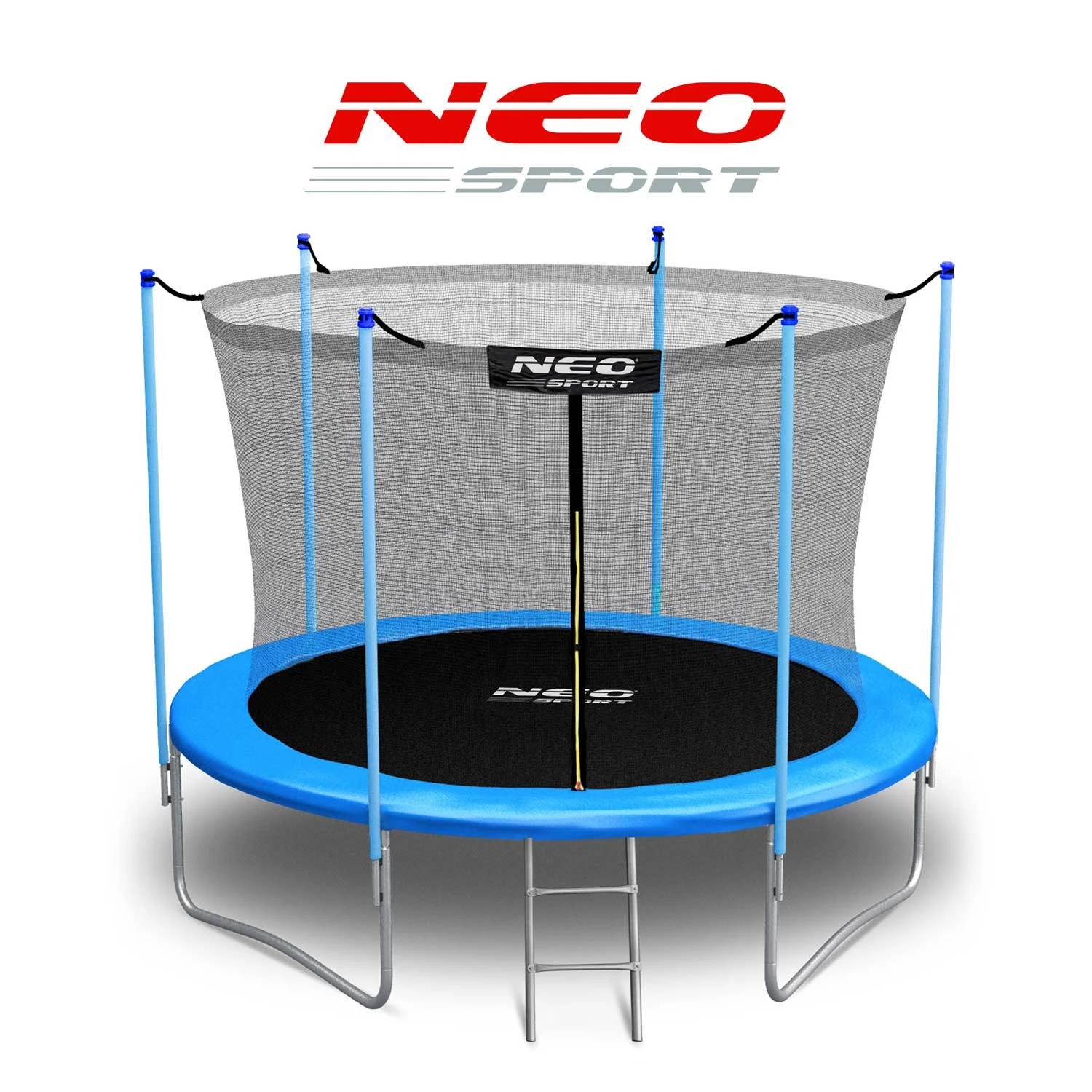 Neo-Sport 8 FT IN (252 см) — Компактний Батут із Внутрішньою Сіткою та Драбиною для Щоденних Розваг - Зображення 9