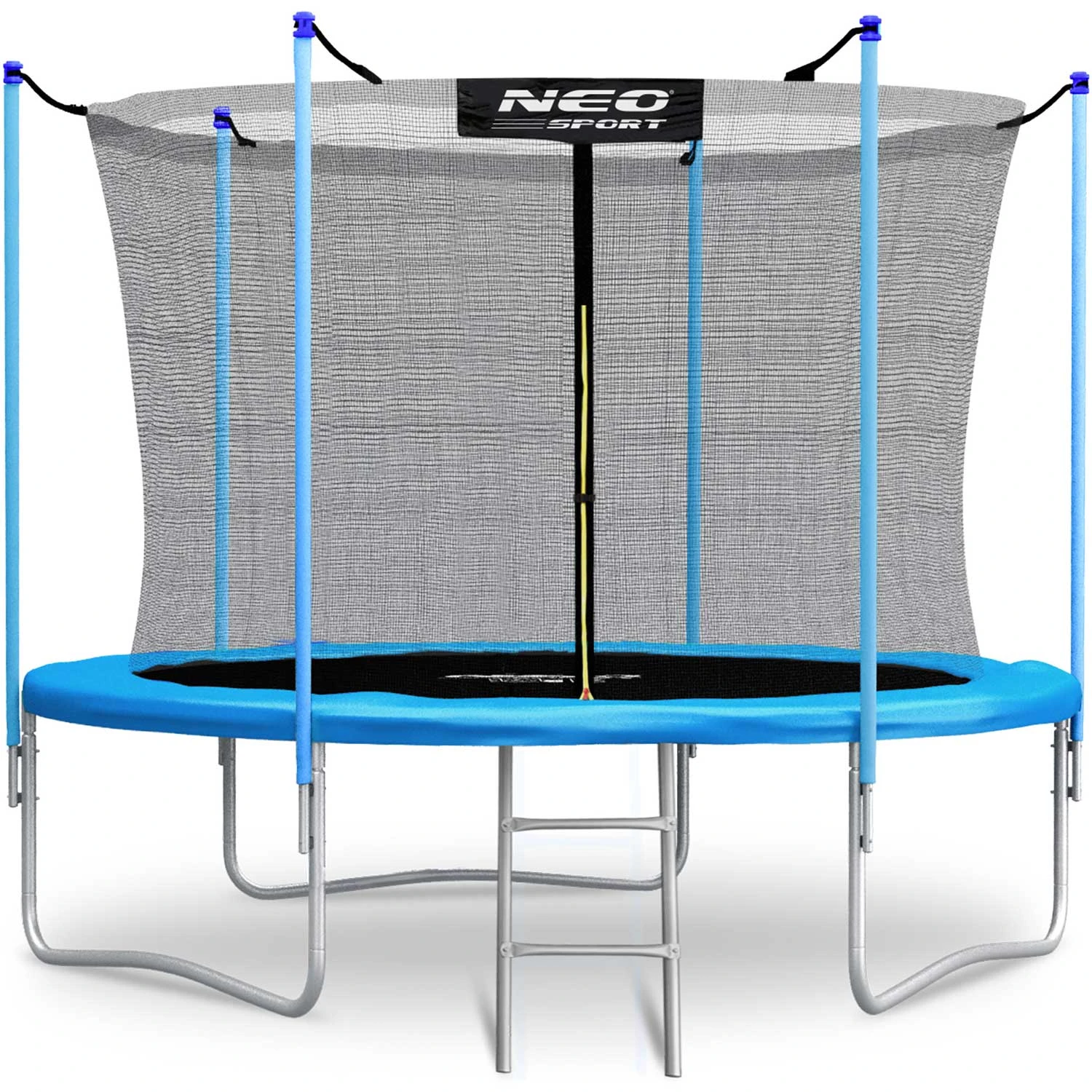 Neo-Sport 8 FT IN (252 см) — Компактний Батут із Внутрішньою Сіткою та Драбиною для Щоденних Розваг - Зображення 10