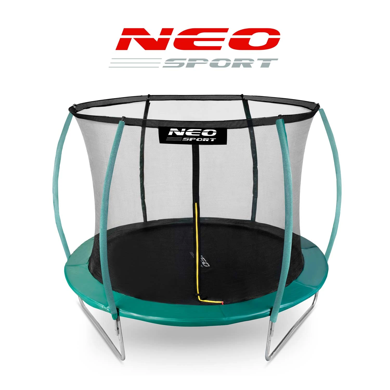 Neo-Sport 8 FT Профільований (252 см) — Батут з Внутрішньою Сіткою для Безпечних Домашніх Розваг - Зображення 7