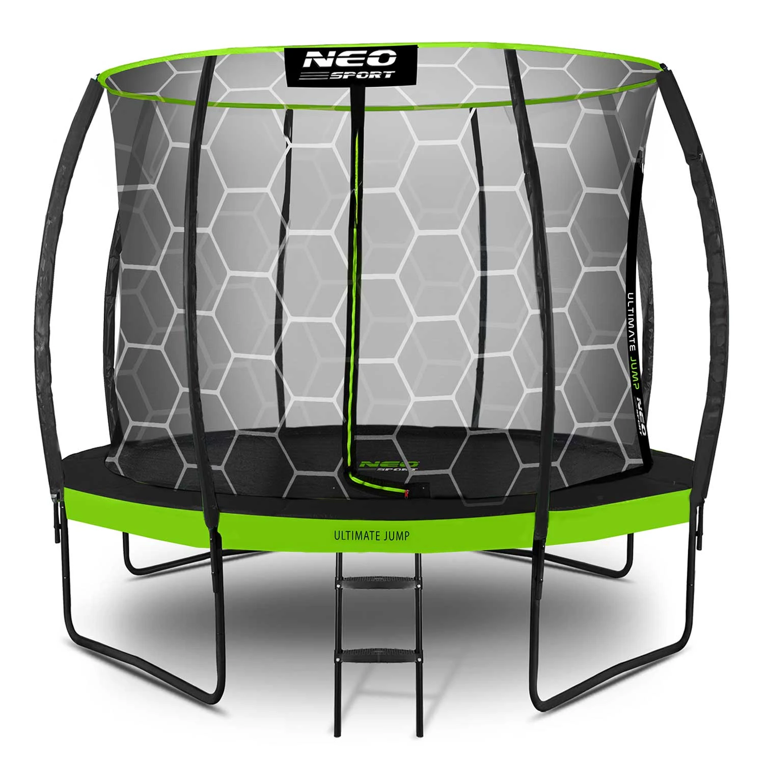 Neo-Sport 10 FT Профільований (312 см) — Безпечний Садовий Батут з Внутрішньою Сіткою для Щоденних Стрибків - Зображення 2