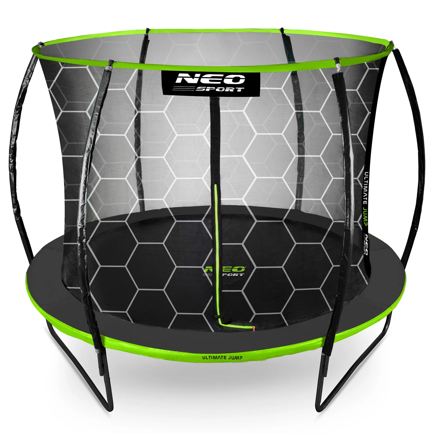 Neo-Sport 10 FT Профільований (312 см) — Безпечний Садовий Батут з Внутрішньою Сіткою для Щоденних Стрибків - Зображення 3