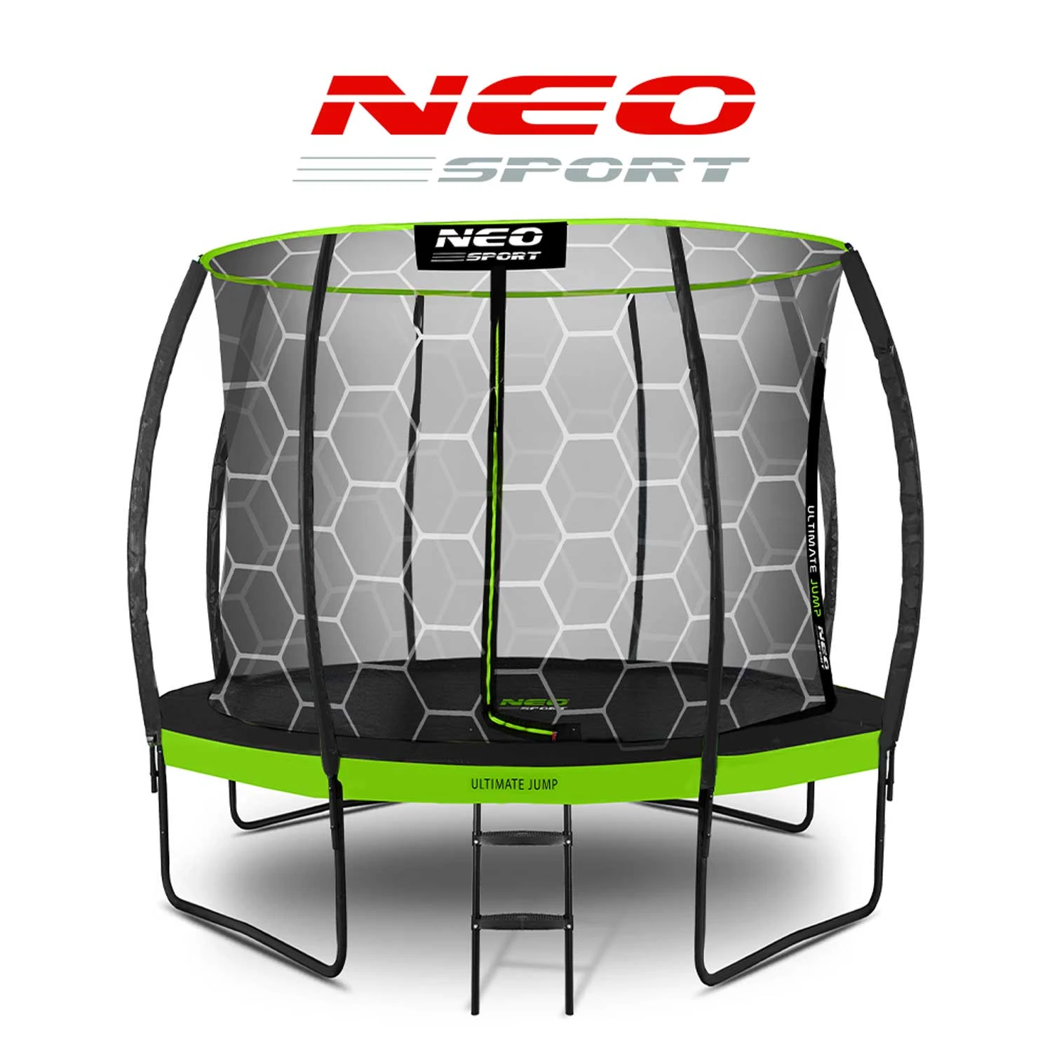 Neo-Sport 10 FT Профільований (312 см) — Безпечний Садовий Батут з Внутрішньою Сіткою для Щоденних Стрибків - Зображення 8