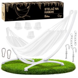 Каркас для Гамака OASIS WHITE Go Garden — 250 кг Навантаження, Стильна Елегантність для Саду