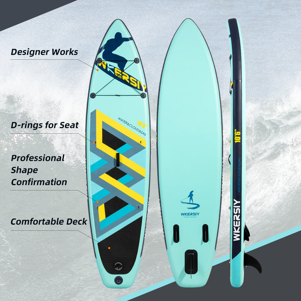 Дошка для SUP WKERSIY SUP1 340 см — Максимальна Стабільність і Комфорт на Воді - Зображення 2