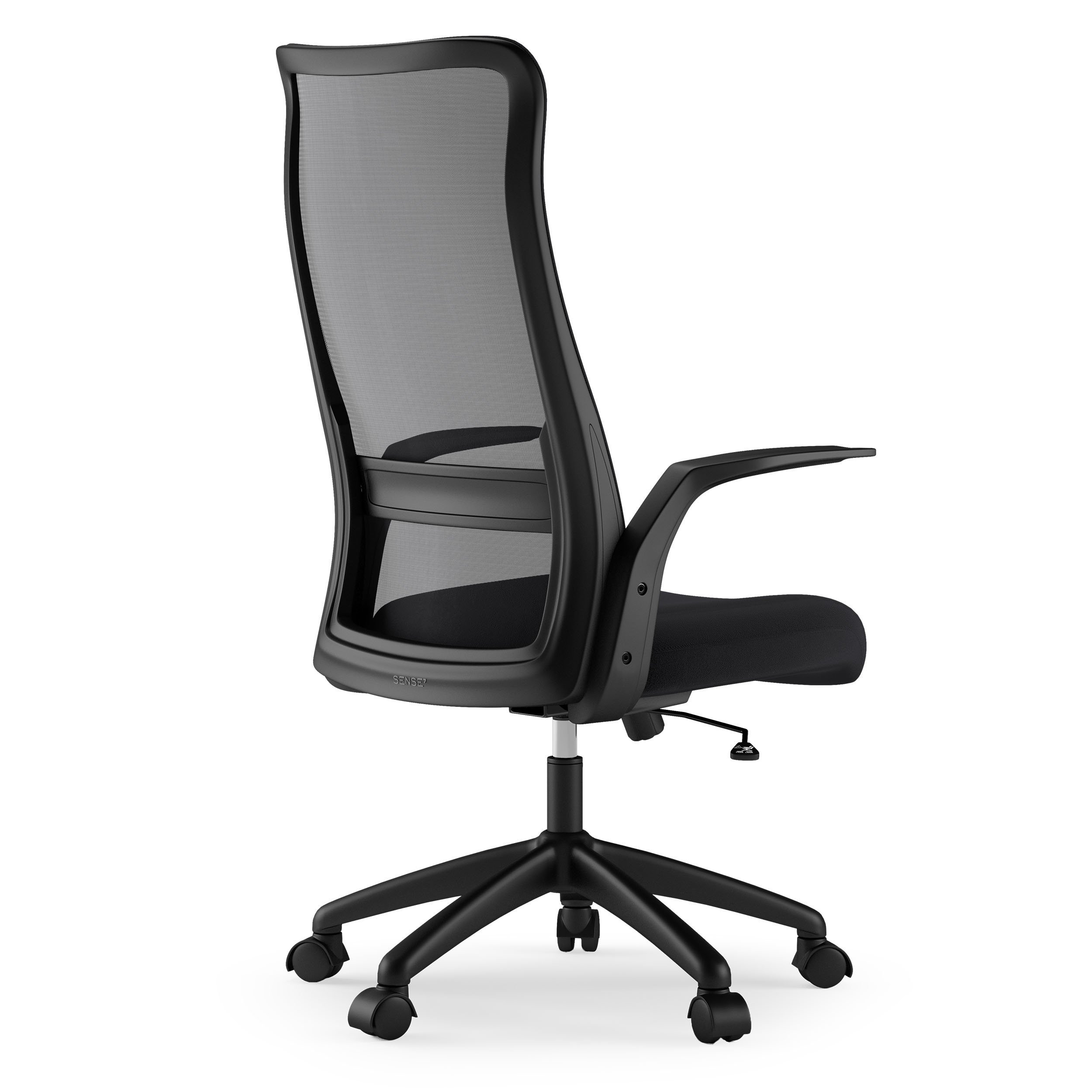 Поворотне Крісло SENSE7 JUNO Чорне — Стильний Аксесуар для Офісу з Покращеною Підтримкою - Зображення 3